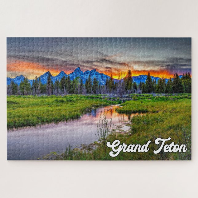 Grand Teton National Park, Wyoming Jigsaw Puzzle (Horizontal)