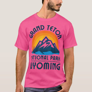 Grand Teton National Park Wyoming Mountain Hiking  T-Shirt