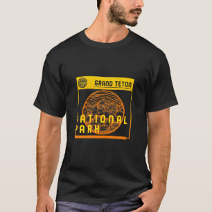 Grand Teton National Park Wyoming Mountain Hiking T-Shirt