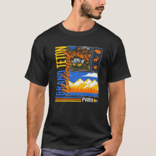 Grand Teton National Park Wyoming Mountain Hiking T-Shirt