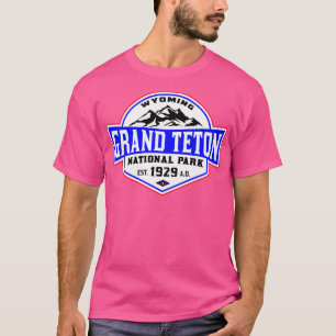 Grand Teton National Park Wyoming Mountains 2 Base T-Shirt