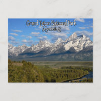 Grand Teton National Park Wyoming Postcard