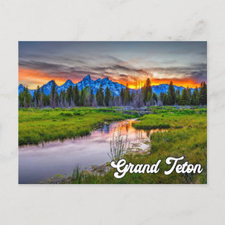 Grand Teton National Park, Wyoming Postcard