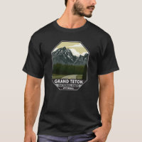 Grand Teton National Park Wyoming Road Vintage 