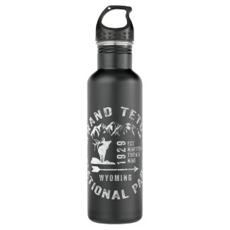 Grand Teton National Park Wyoming Souvenir  710 Ml Water Bottle