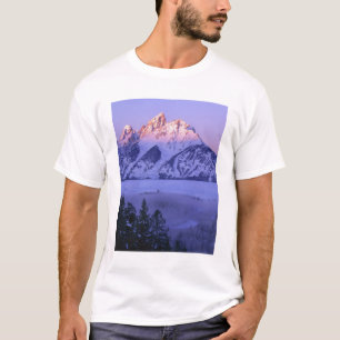 GRAND TETON NATIONAL PARK, WYOMING. USA. Fog & T-Shirt