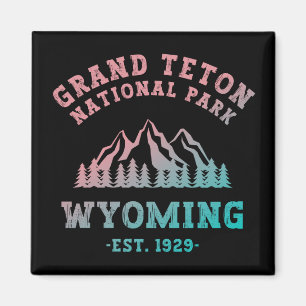 Grand Teton National Park Wyoming USA Gradient Magnet