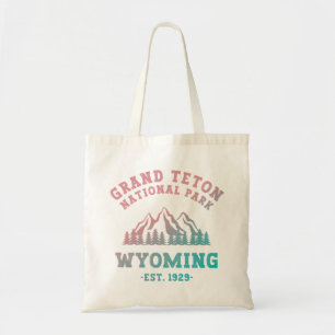 Grand Teton National Park Wyoming USA Gradient Tote Bag