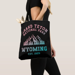 Grand Teton National Park Wyoming USA Gradient Tote Bag