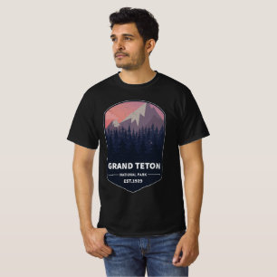 Grand Teton National Park Wyoming USA Hiker Camper T-Shirt