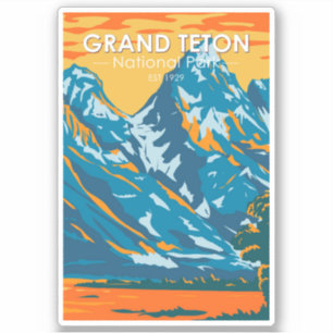 Grand Teton National Park Wyoming Vintage