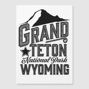 Grand Teton National Park, Wyoming Vintage poster