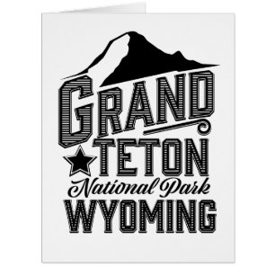 Grand Teton National Park, Wyoming Vintage poster