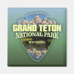 Grand Teton NP (arrowhead) Magnet