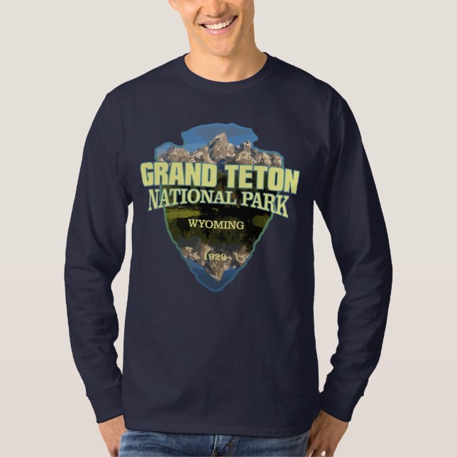 Grand Teton NP (arrowhead) T-Shirt (Front)