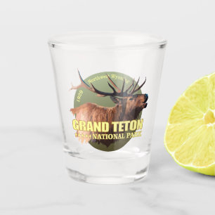 Grand Teton NP (elk) Shot Glass