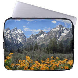 Grand Teton Springtime Souvenir Photo Laptop Sleeve