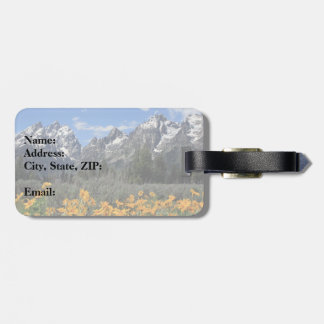 Grand Teton Springtime Souvenir Photo Luggage Tag