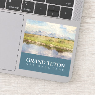 Grand Teton Sticker, National Park Decal