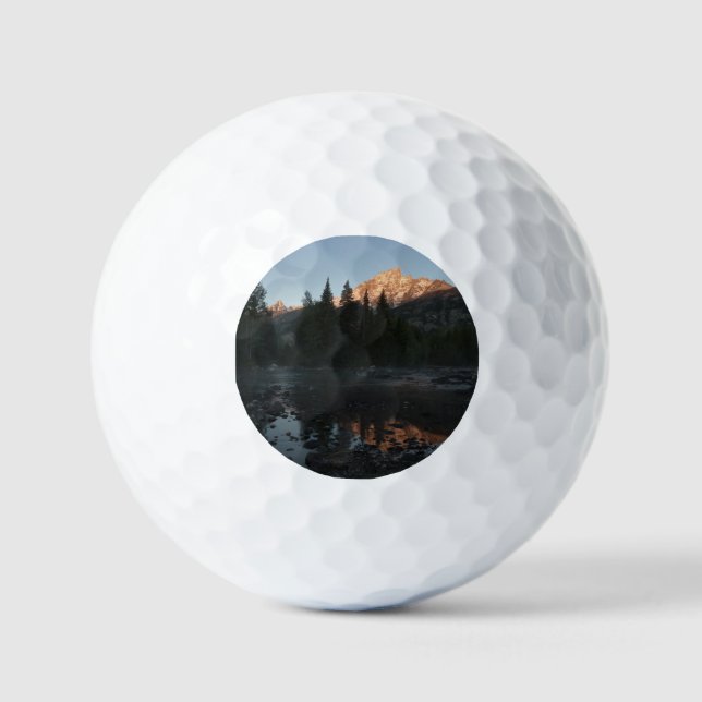 Grand Teton Sunrise at Cottonwood Creek Golf Balls (Front)