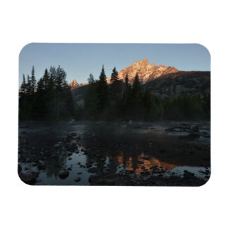 Grand Teton Sunrise at Cottonwood Creek Magnet