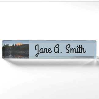 Grand Teton Sunrise at Cottonwood Creek Nameplate