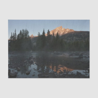 Grand Teton Sunrise at Cottonwood Creek Tissue Paper
