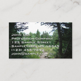 Grand Teton Trail Business Card