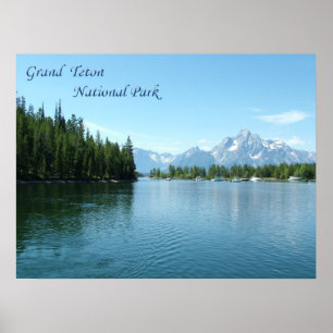 Grand Teton, US, wyoming national park Poster