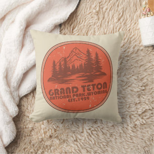 Grand Teton Wyoming National Park Cushion