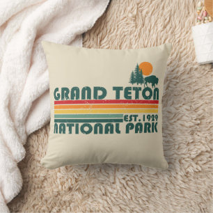 Grand Teton Wyoming National Park Cushion
