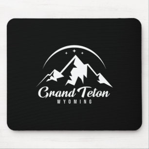 Grand Teton Wyoming Ski Resort Skiing Snowboarding Mouse Pad