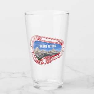 Grand Tetons Climbing Carabiner Glass