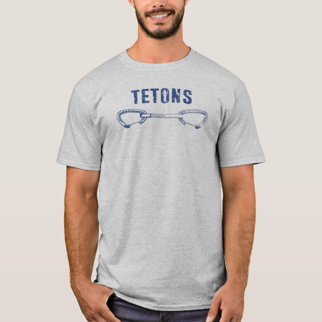 Grand Tetons Climbing Quickdraw T-Shirt (Front)