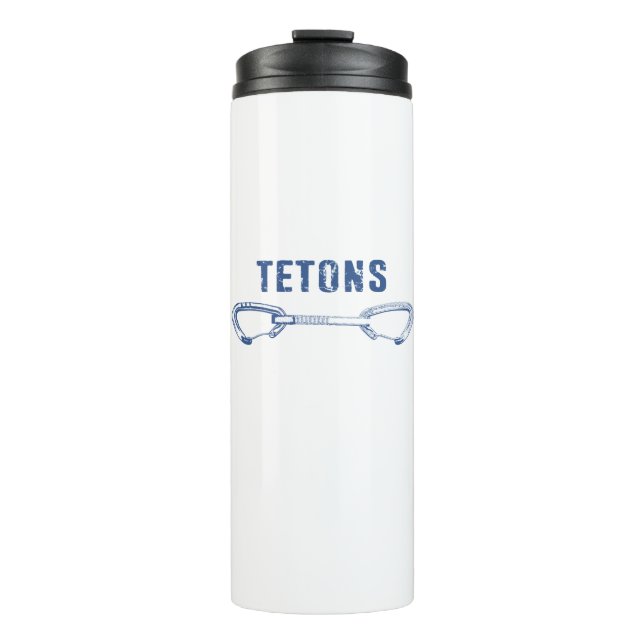 Grand Tetons Climbing Quickdraw Thermal Tumbler (Front)