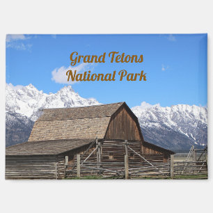 Grand Tetons National Park Barn Magnet