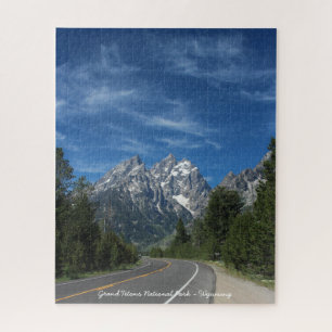Grand Tetons National Park Mountain Range Jigsaw Puzzle