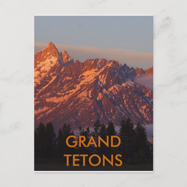 Grand Tetons Postcard (Front)