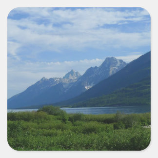 Grand Tetons Square Sticker