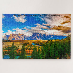Grand Tetons Wyoming Jigsaw Puzzle