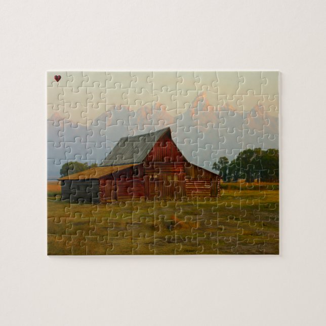 Grand Tetons Wyoming Jigsaw Puzzle (Horizontal)