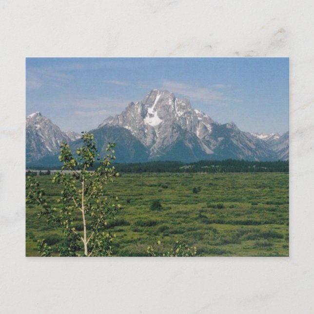 Grand Tetons, Wyoming Postcard (Front)