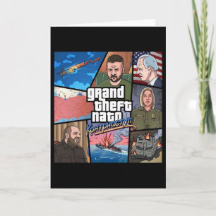 Grand Theft Nato Ukraine Counter Offensive War Pro Card