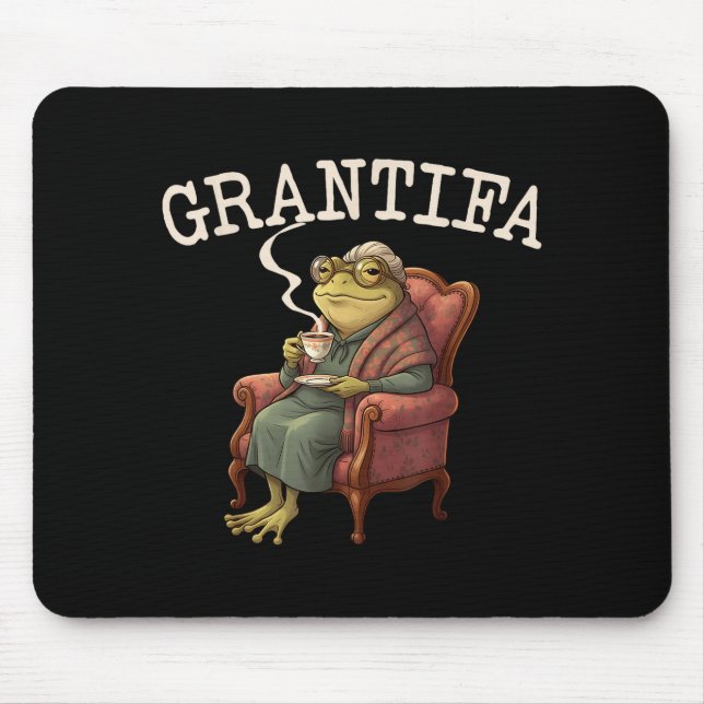 Grand Tifa Frog Funny Graphic Men Women  Mouse Pad (Front)