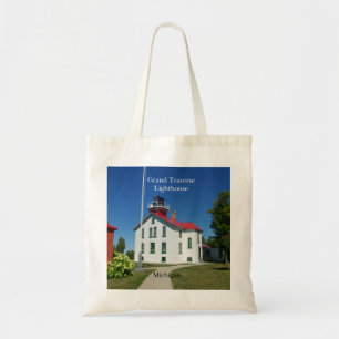 Grand Traverse Lighthouse tote bag