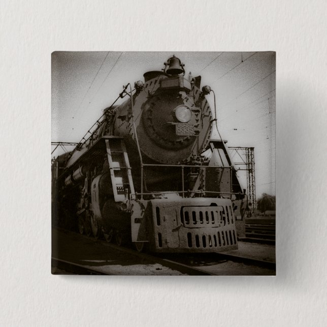 Grand Trunk Western Engine #6335 15 Cm Square Badge (Front)