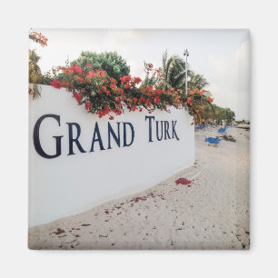 Grand Turk Beach Scene Magnet