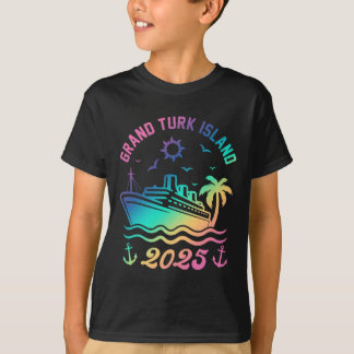 Grand Turk Island 2025 Cruise Vacation Beach Trave T-Shirt
