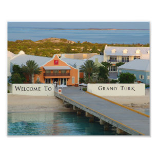 Grand Turk, Turks and Caicos, Hi def photography Photo Print