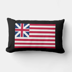 Grand Union, 1st USA Flag of Colonies Lumbar Cushion